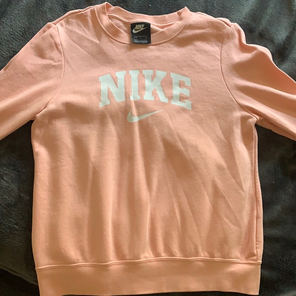 Nike long sleeve (pastel pink) cute sweatshirt